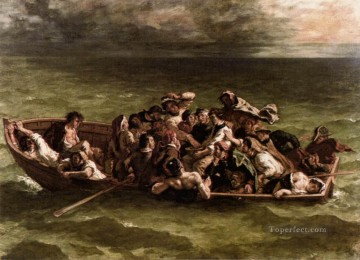  Delacroix Canvas - Shipwreck of Don Juan Romantic Eugene Delacroix